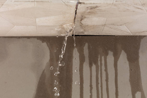 Professional Water Damage Restoration technician working in Atlantic, IA